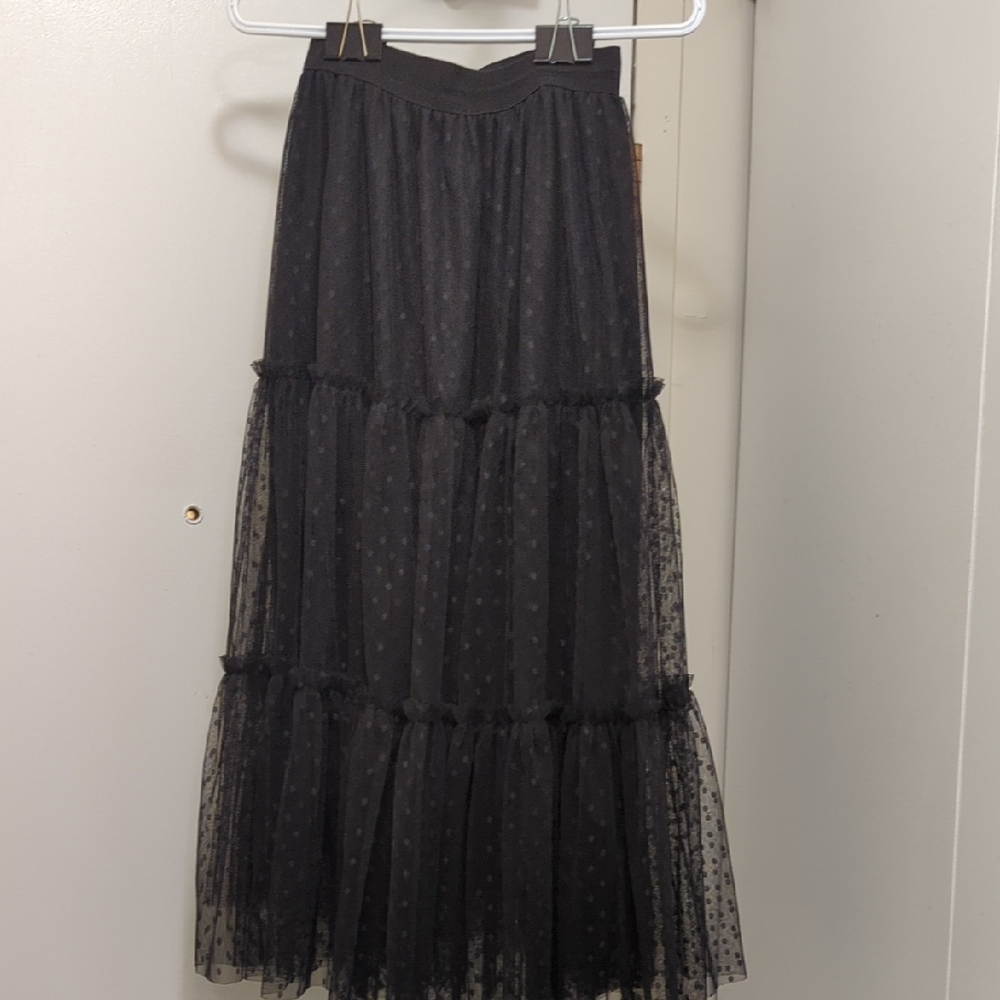 Madison Polka sot Black Tulle Skirr